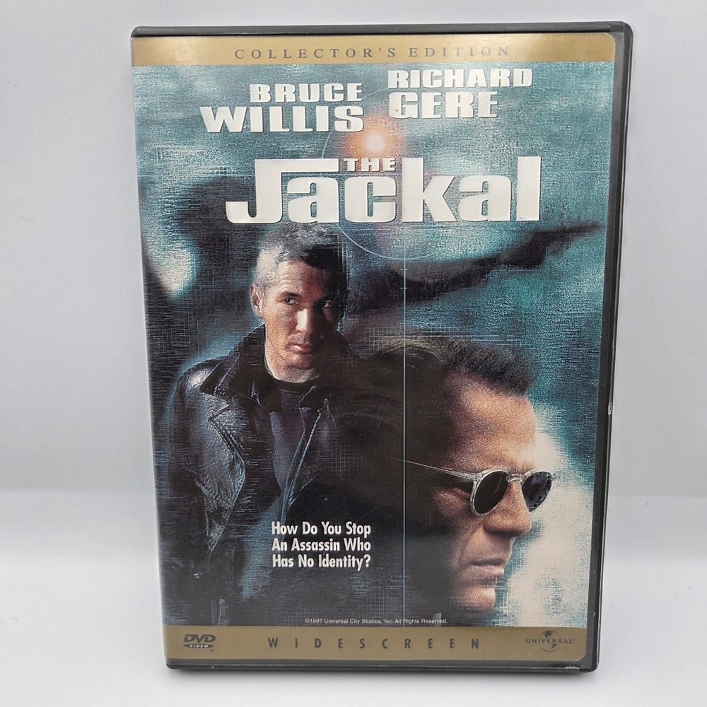 The Jackal DVD Collector's Edition Bruce Willis Richard Gere Widescreen 1997